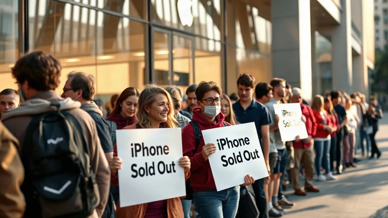 Apple iPhone Duo Sells Out Amid Unprecedented Demand