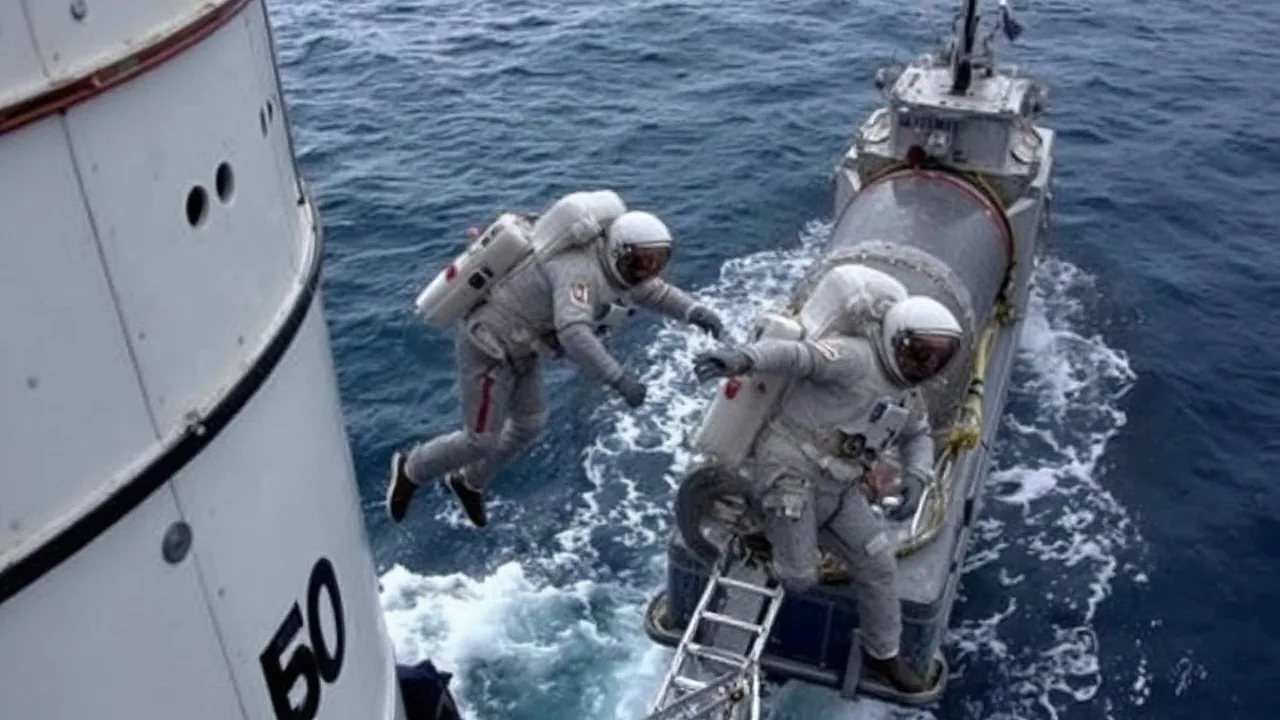 Astronauts Back on Earth After 8-Month ISS Mission