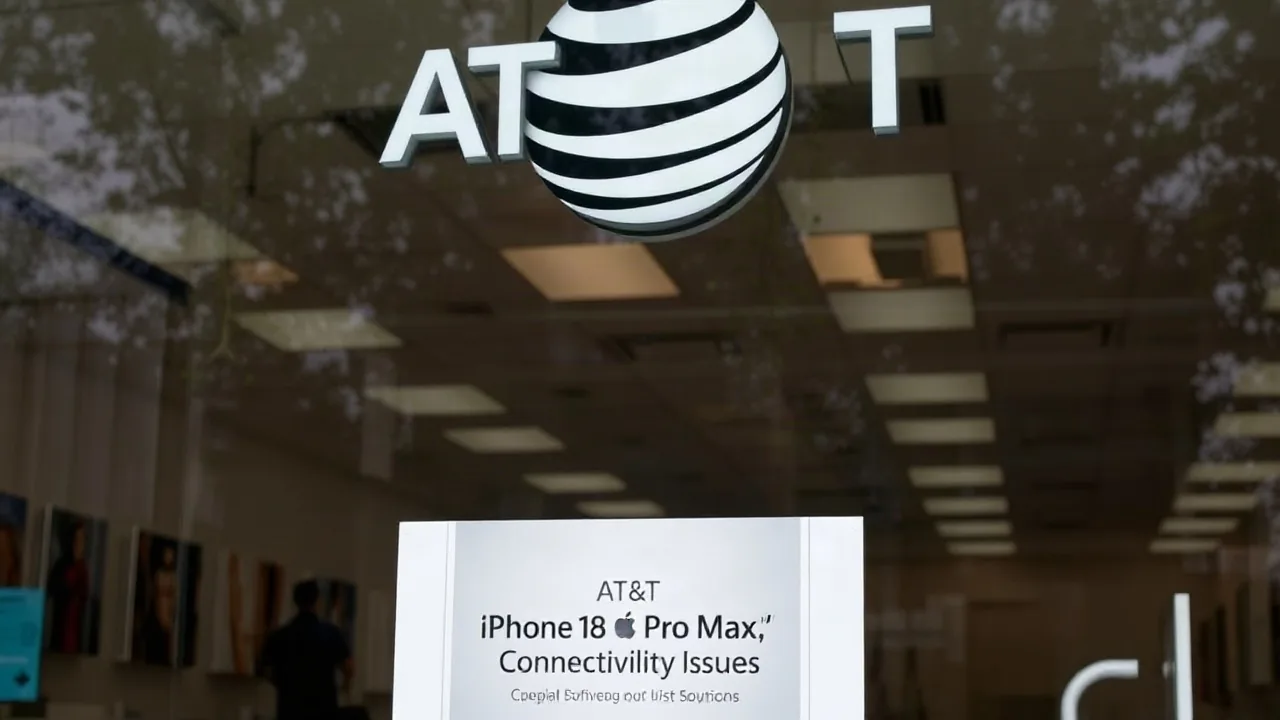 AT&T Addresses iPhone 18 Pro Max Cellular Problems, Urges Updates