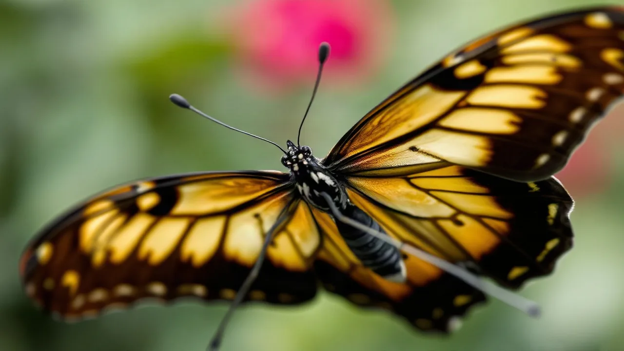 Butterfly Wing Patterns Create Illusory Motion Cues in Flight