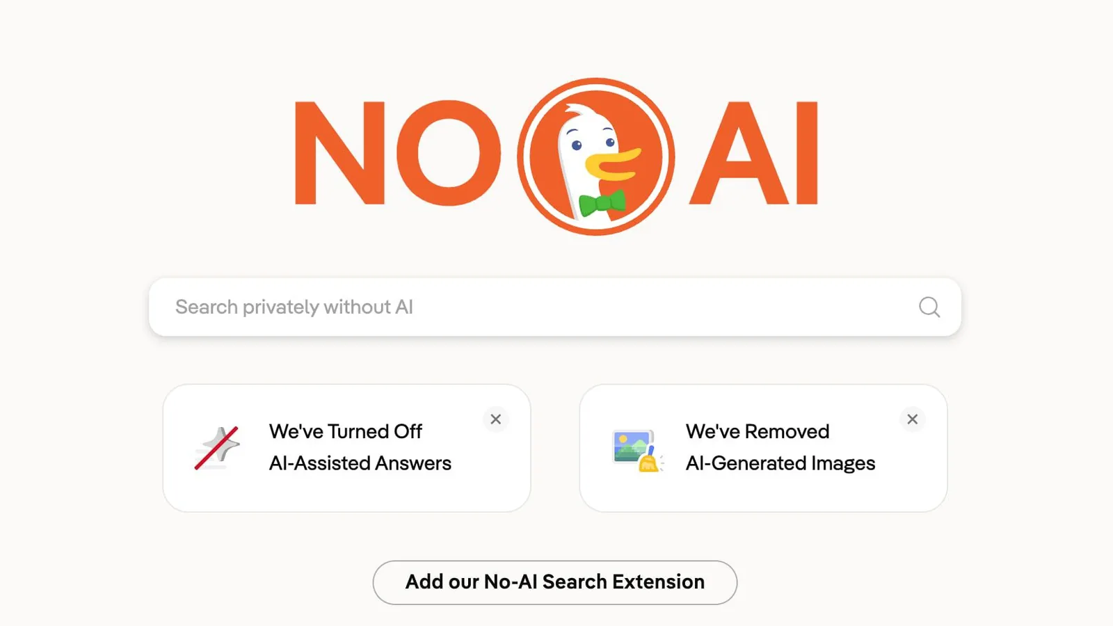 DuckDuckGo Sees Surge in 'No AI' Search as Google Embraces AI