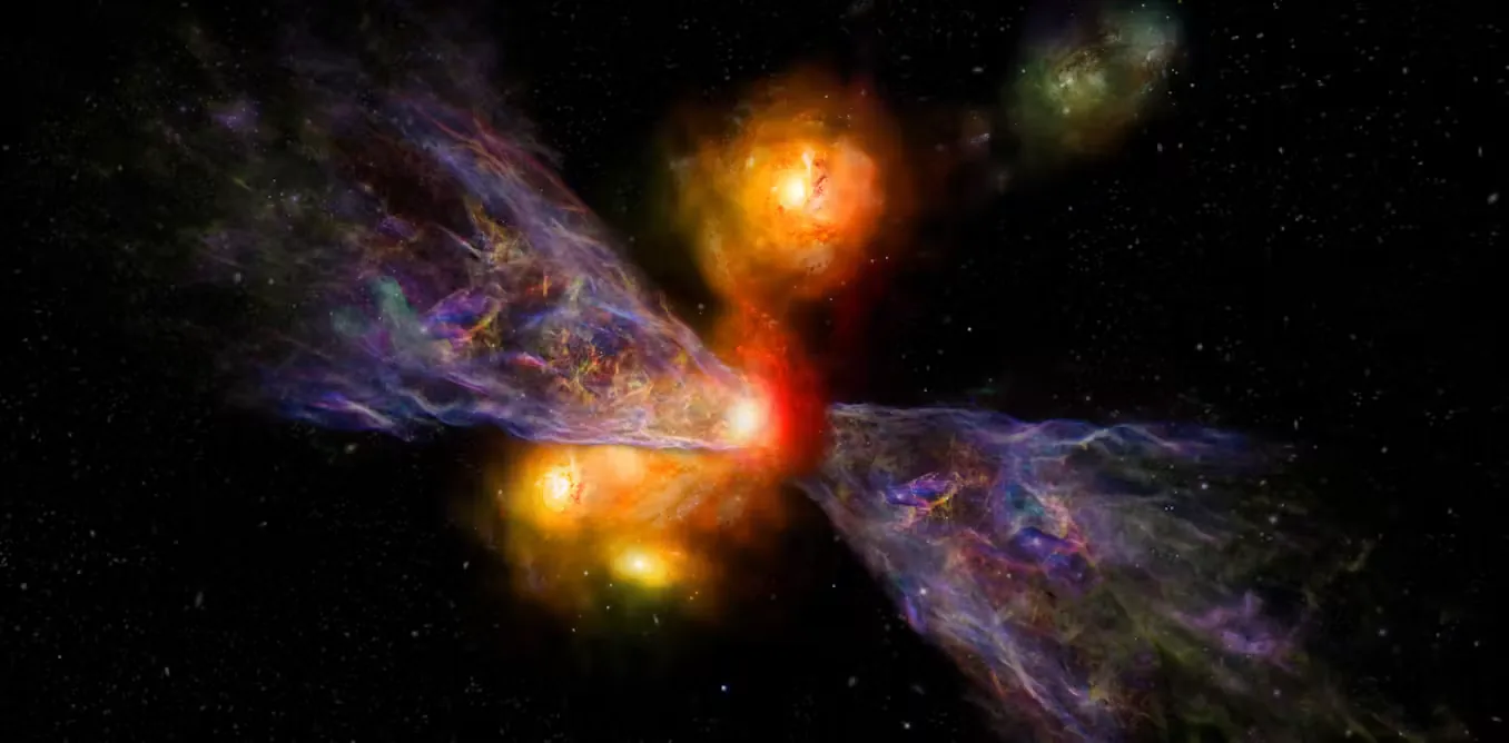 Early Universe Galaxy Death Linked to Cosmic Collisions, Study Finds