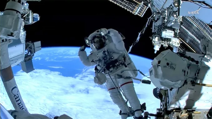 ISS Astronauts Replace Robot Arm 'Wrist' Joint in Spacewalk Surgery