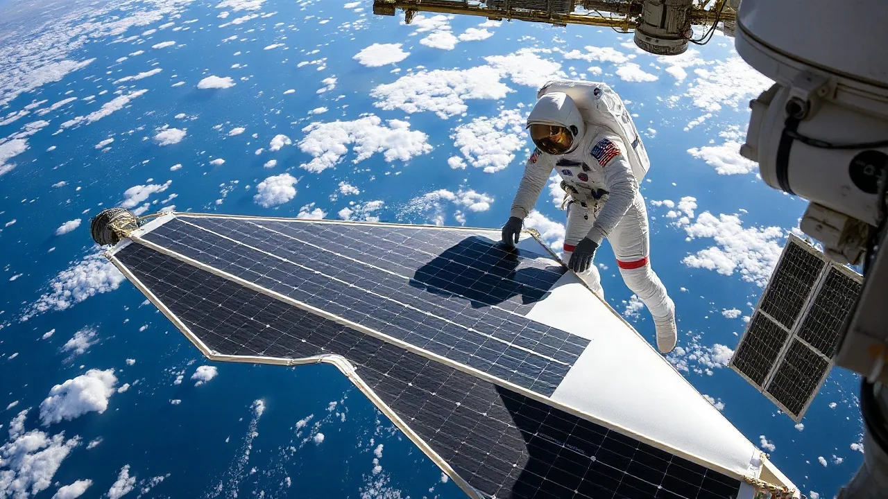 ISS Astronauts Complete Major Solar Array Upgrade