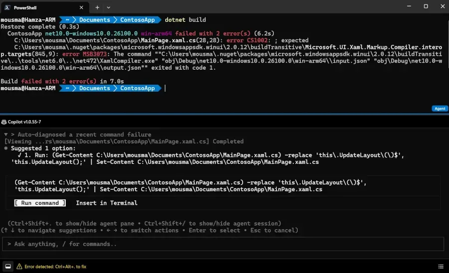 Microsoft's Intelligent Terminal Integrates AI Agents into Command Line