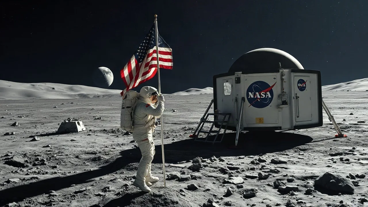 NASA Aims for Moon Base and Astronauts Within Two Years