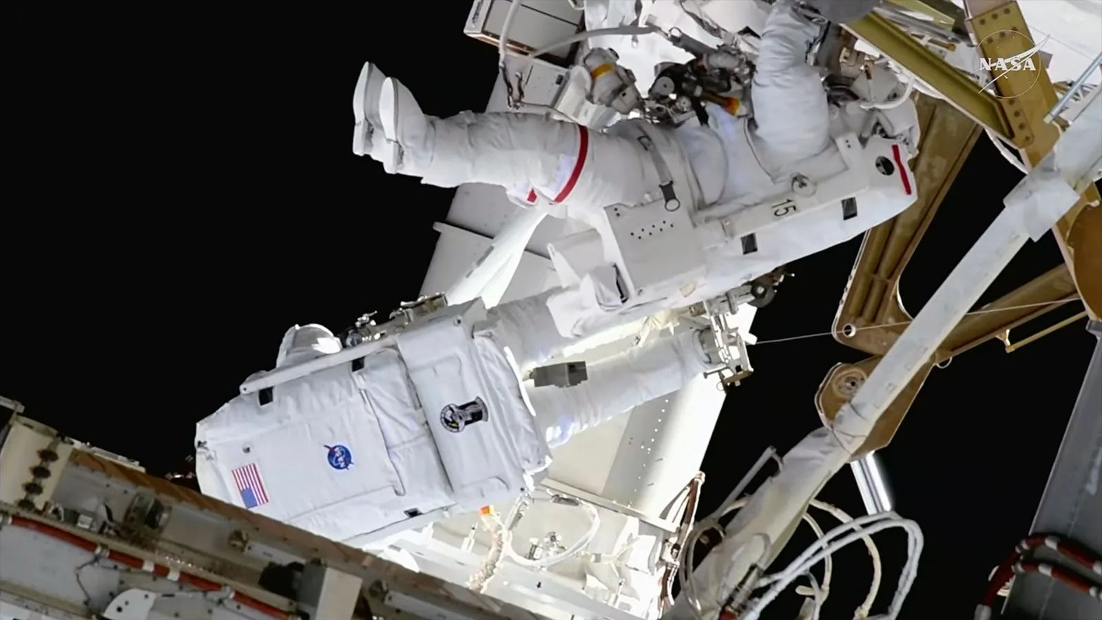NASA Astronauts Complete Spacewalk for ISS Solar Array Upgrade