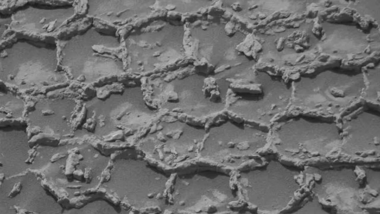 NASA Curiosity Rover Finds Puzzling Honeycomb Pattern on Mars