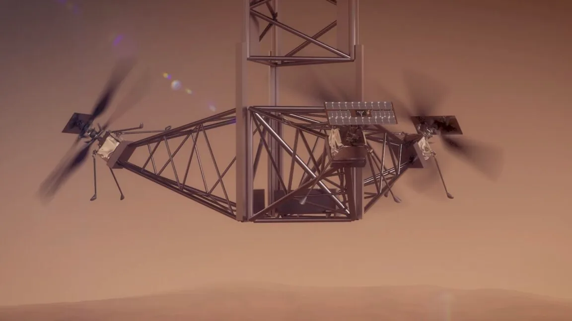 NASA Engineers Break Sound Barrier With Mars Helicopter Rotors