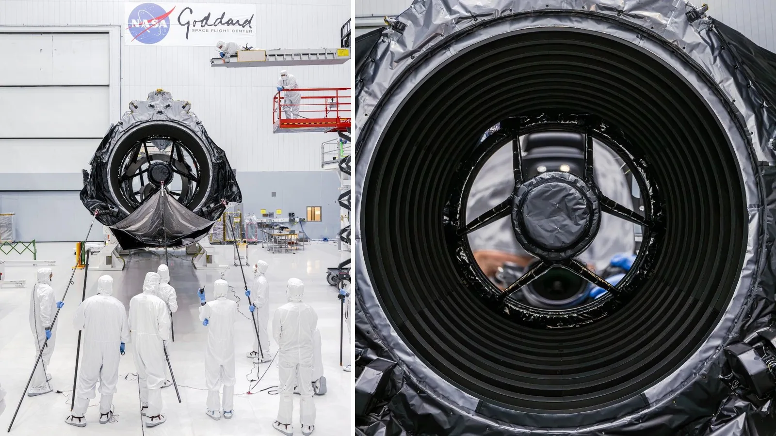 NASA's Roman Telescope Mirror Clears Final Inspection Ahead of August Launch