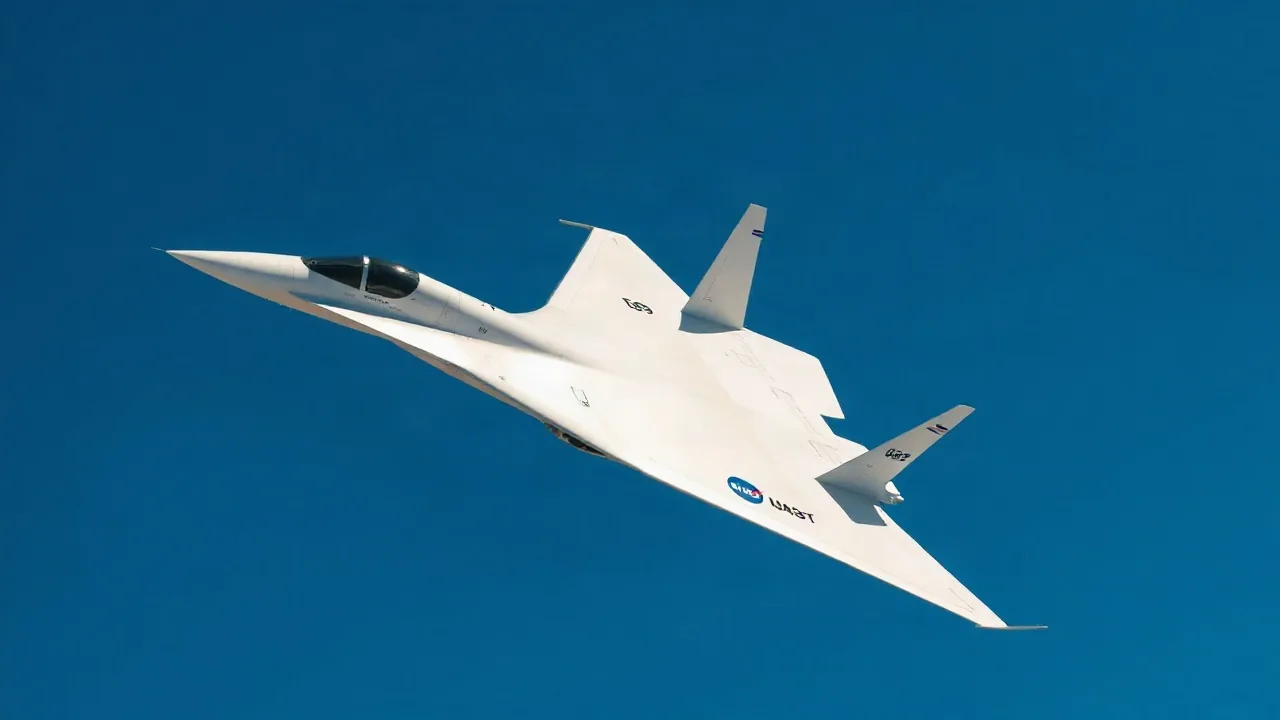 NASA's X-59 Supersonic Jet Arrives at Kennedy Space Center