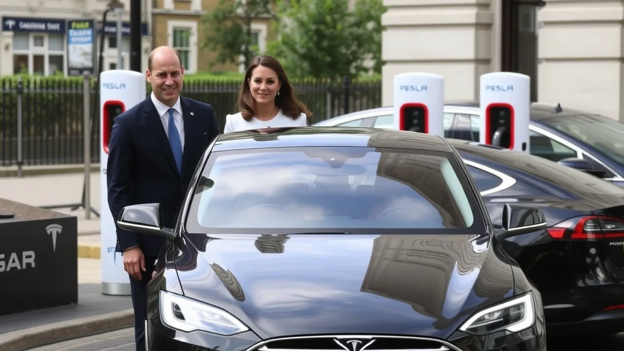 Prince William and Kate Champion Electric Vehicles for Summer Travel