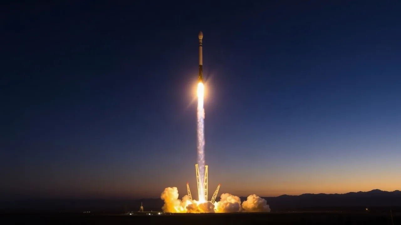 SpaceX's Falcon 9 Launches 27 Starlink Satellites from California
