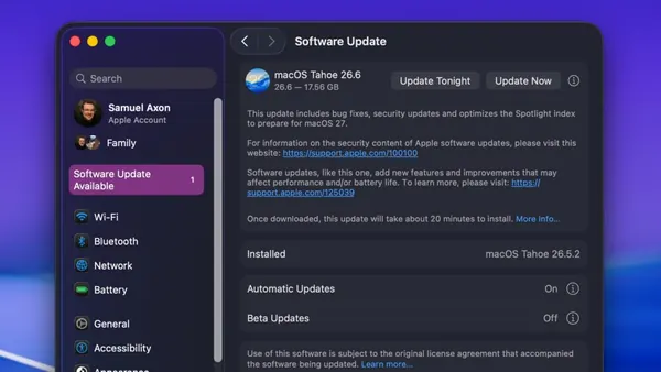 Apple Rolls Out iOS, macOS 26.6 Updates Ahead of Major 27 Release