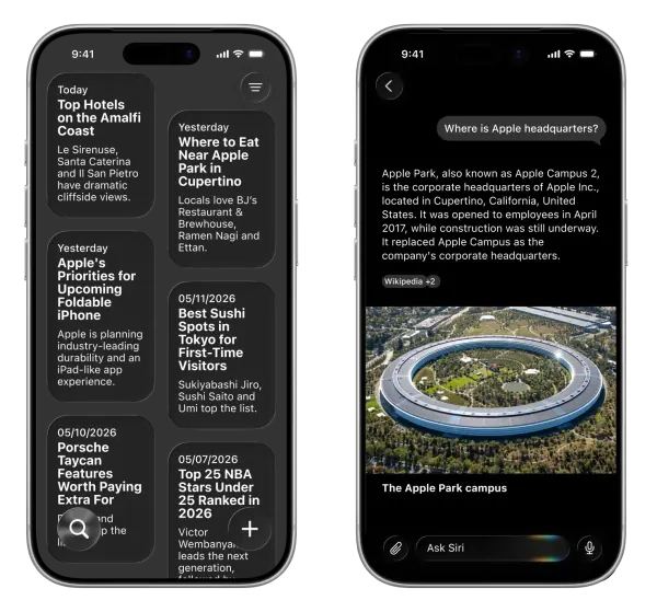 Apple's New Siri App Targets ChatGPT With AI Upgrade