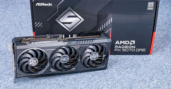 ASRock Radeon RX 9070 GRE Steel Legend GPU Review