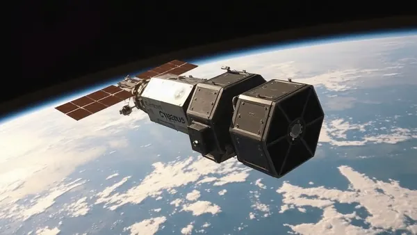 Cygnus Cargo Ship Leaves ISS After 6-Month Mission