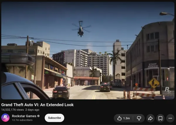 GTA VI Gameplay Reveal Draws 4 Million Viewers Across Live Platforms