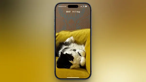 iOS 27 Compact Clock Frees Up Lock Screen for Wallpaper