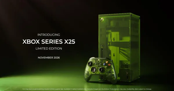 Microsoft Unveils Limited Edition 25th Anniversary Xbox Console