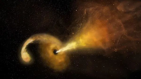 NASA AI Spots Rare Black Hole Devouring Star Far From Galaxy Center