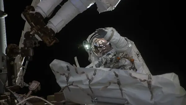 NASA Astronauts Conduct Spacewalk to Repair ISS Robotic Arm