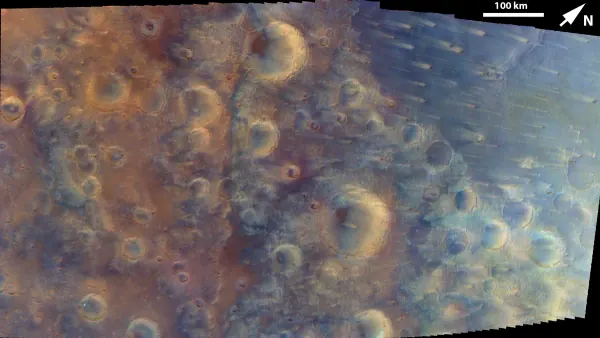 NASA Psyche Spacecraft Captures Rare Views of Mars During Flyby