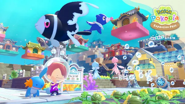 Pokémon Pokopia Expansion Pass: Bubbly Basin DLC Launched