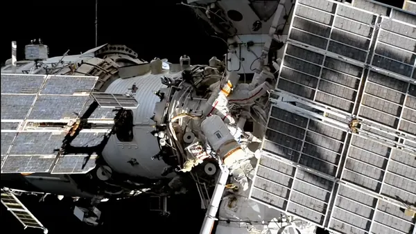 Russian Cosmonauts Install Sun Telescope During 6-Hour ISS Spacewalk