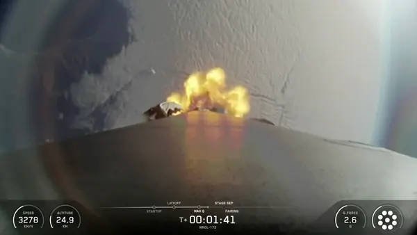 SpaceX Launches Secret NRO Spy Satellites from California