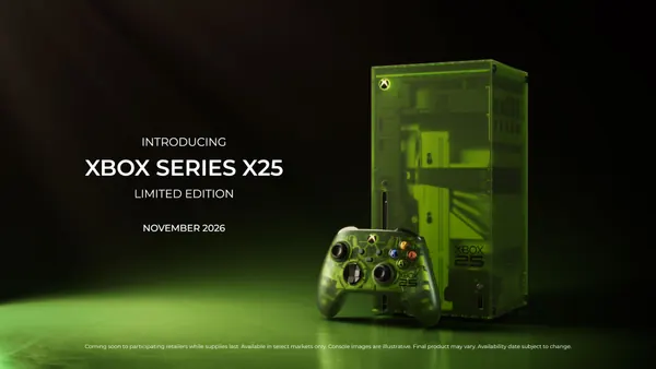 Xbox 25th Anniversary Console and Controller Debut OG Green Design