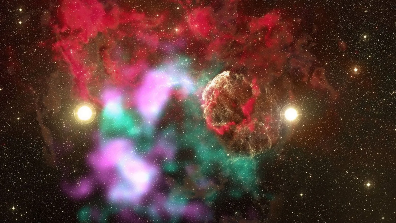 First Twin Star System with Double Supernova Discovery