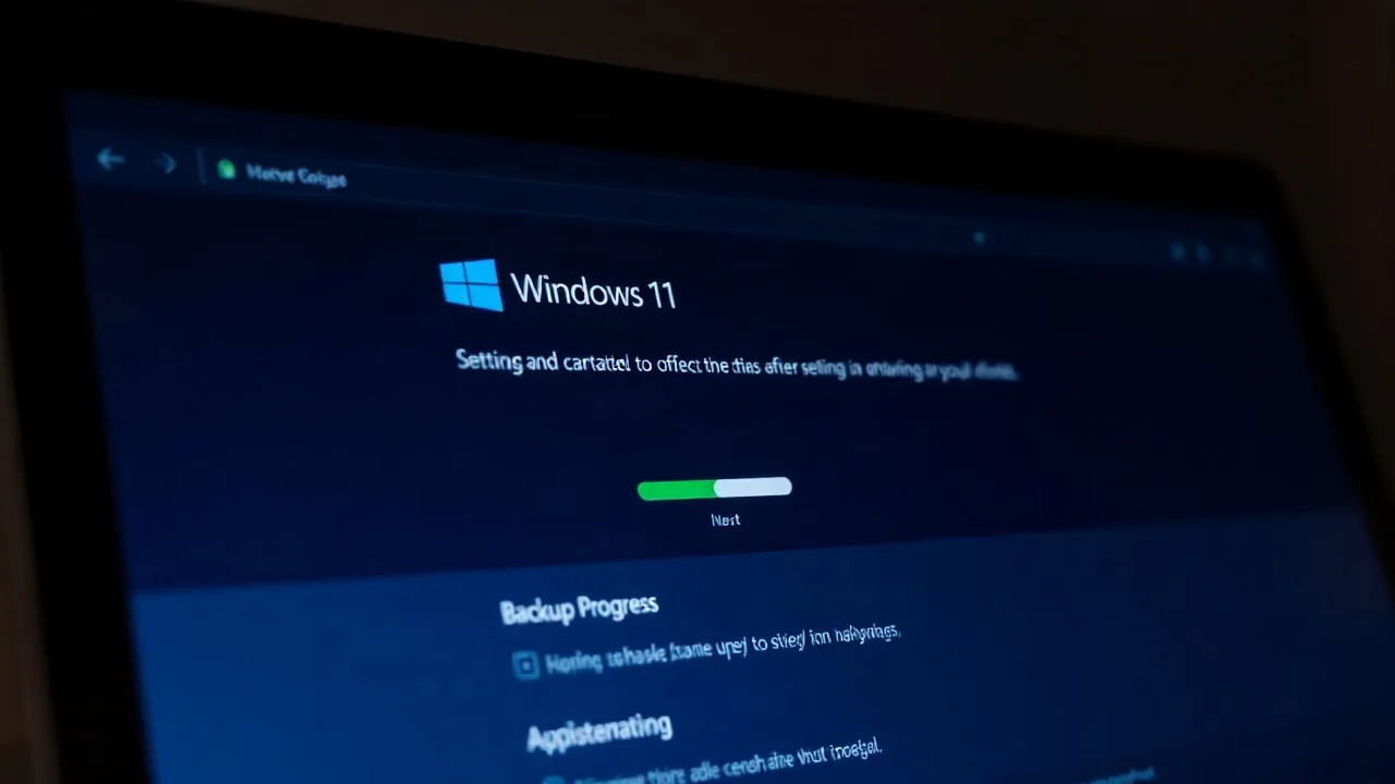 Windows 11 26H2 Update Defaults to Settings Backup